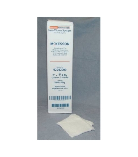 Meta title-McKesson Sponge Dressing Medi-Pak Performance Plus Poly / Rayon 4-Ply 2" x 2" Square, 200 EA/Pack,Medical Supply,MON 
