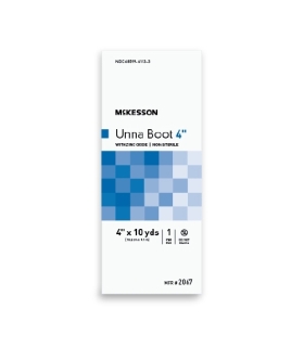 Meta title-McKesson Unna Boot 4" x 10 Yard Cotton Zinc Oxide NonSterile, 1 BX,Medical Supply,MON 70032100,Wound Care,Specialty D