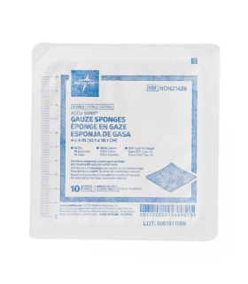 Meta title-Medline Sterile 100% Cotton Woven Gauze Sponges, 10 EA/Box,Medical Supply,MED NON21426H,Wound Care,Specialty Dressing