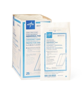 Meta title-Medline Sterile Abdominal Pads, 25 EA/Box,Medical Supply,MED PRM21450Z,Wound Care,Specialty Dressings,Abdominal Pads 