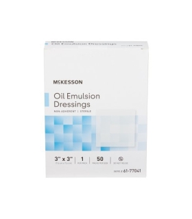 McKesson Oil Emulsion Dressing Acetate Gauze / Emulsion Mix 3" X 8"