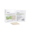 McKesson Foam Dressing Silicone 3" x 3" Square Adhesive 2" x 2" Pad Sterile, 10 EA/Box