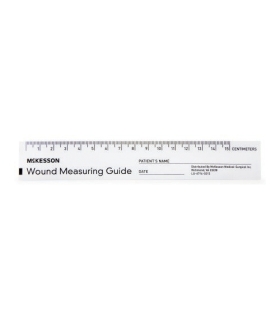 Meta title-McKesson Wound Measuring Guide 6" Paper NonSterile, 50 Rulers per Pad, 12 Pads per Bag,Medical Supply,MON 16492110,Wo