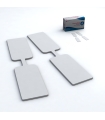 Dynarex Skin Closure Strip 3/8" x 1-13/16" Nonwoven Material Butterfly Closure White, 100 EA/Box