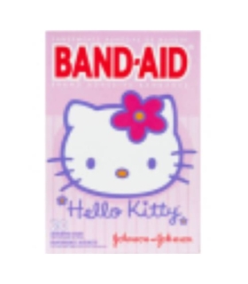Johnson & Johnson Adhesive Strip Band-Aid® Plastic Assorted Sizes Kid Design (Hello Kitty) Sterile