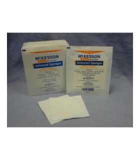 McKesson Sponge Dressing Medi-Pak™ Performance Cotton 4-Ply 4" X 4" Square