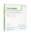 Dermarite Foam Dressing Dermalevin™ Adhesive 4" X 4" Square, 10EA/Box