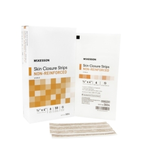 Meta title-McKesson Skin Closure Strip 1/2" x 4" Non-Reinforced Strip Tan, 6/Pack,Medical Supply,MON 19742001,Wound Care,Wound C