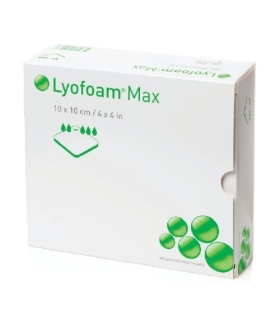 Molnlycke Healthcare Foam Dressing Lyofoam® Max 4" X 4" Square