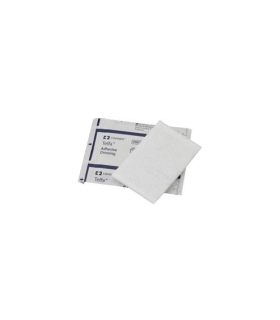 Cardinal Health 2" x 3" 100% Cotton Rectangle Clear Sterile Adhesive Dressing