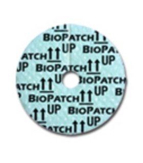 Johnson & Johnson Hemostatic IV Dressing Biopatch 1" Disk With 4.0mm Center Hole Round