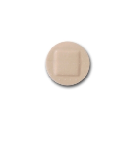 McKesson Adhesive Spot Bandage Medi-Pak Performance 1" Diameter Sheer Round Tan Sterile