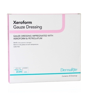 Dermarite Impregnated Dressing2 x 2" Gauze Xeroform / Petrolatum Sterile