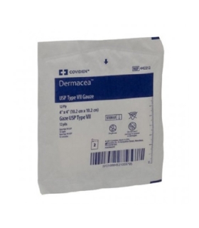 Cardinal Health USP Type VII Gauze Sponge Dermacea™ Cotton 12-Ply 4 x 4" Square Sterile