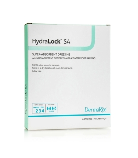 Dermarite Super Absorbent Dressing HydraLock™ Super Absorbent Polymer 6 X10 Inch