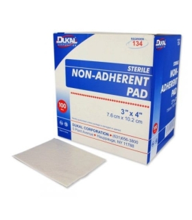 Dukal Pad Non Adherent Sterile 3X4 100/Box