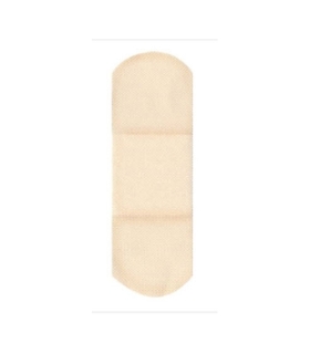 Dukal Adhesive Strip American® White Cross 1 x 3" Tricot Rectangle Tan Sterile