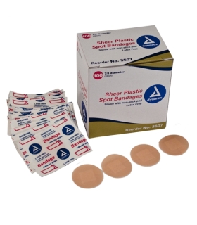 Dynarex Adhesive Bandage Spot Plastic 7/8"
