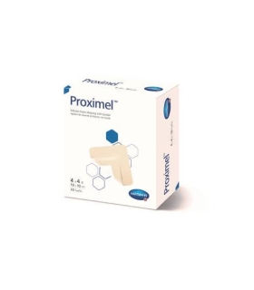 Hartmann Silicone Foam Dressing Proximel® 3 x 3" Square Adhesive with Border Sterile