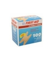 Dukal Adhesive Strip American® White Cross First Aid 1.5 x 3" Fabric Knuckle Tan Sterile, 1200/Box