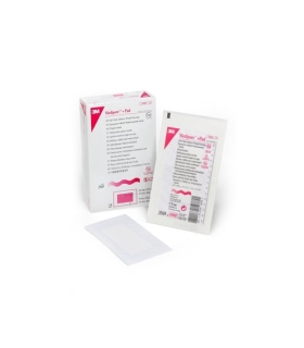 3M Medipore™ 3.5" x 10" Soft Cloth Rectangle 1.375" x 8" Pad White Sterile Adhesive Dressing