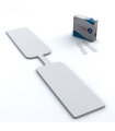 Dynarex Adhesive Strip .5" x 2.75" Plastic Butterfly White Sterile, 100 EA/Box