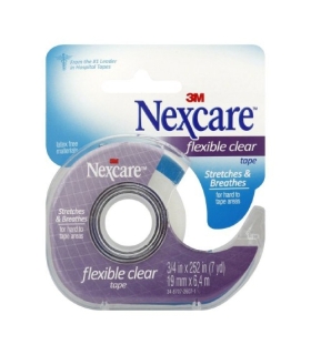 3M Medical Tape with Dispenser Nexcare™ Plastic 3/4 Inch X 7 Yards NonSterile