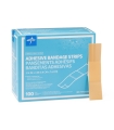 Medline Caring Plastic Adhesive Bandages, Natural, No, 100 EA/Box