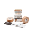 Fabrication Enterprises Kinesio® Tape, Tex Gold Fp, 1" x 5.5 Yds, Beige, 1 Pkg of 2 Rolls