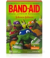 Johnson & Johnson Band-Aid®Plastic Adhesive Strips, Assorted Sizes, Teenage Mutant Ninja Turtles, 20 EA/Box