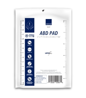Abena - Abdominal Pad Cellulose / Nonwoven 5 X 9" Rectangle Sterile
