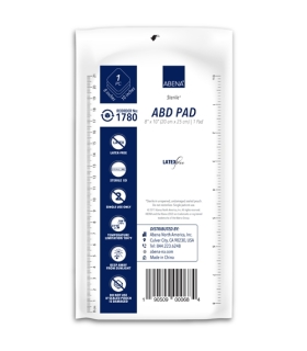 Abena - Abdominal Pad Cellulose / Nonwoven 8 X 10" Rectangle Sterile