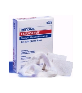 Cardinal Health - Calcium Alginate Dressing Curasorb 4" x 5.5" Square Calcium Alginate Sterile
