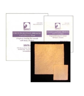 Gentell - Calcium Alginate Dressing Gentell 2" x 2" Square Calcium Alginate Sterile