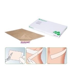 Molnlycke Healthcare - Self-Adherent Silicone Dressing Mepiform® Silicone 1.6 X 12 Inch