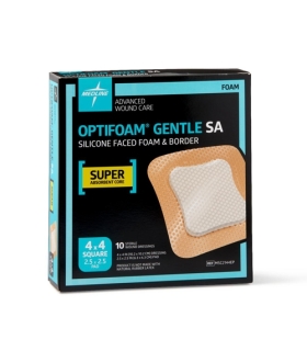 Medline - Optifoam Gentle® Silicone-Faced Foam with Border