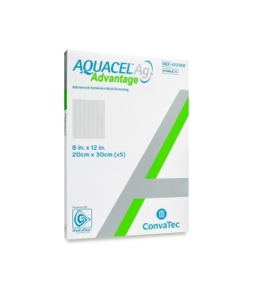 Convatec - Silver Dressing Aquacel Ag Advantage 8 X 12 Inch Rectangle Sterile