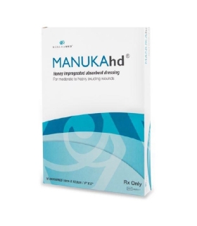 Manukamed - Impregnated Calcium Alginate Dressing MANUKAhd 2 X 2 Inch Polymer Manuka Honey Sterile