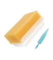 BD Impregnated Scrub Brush E-Z Scrub™ Polyethylene Blue, 30/Box