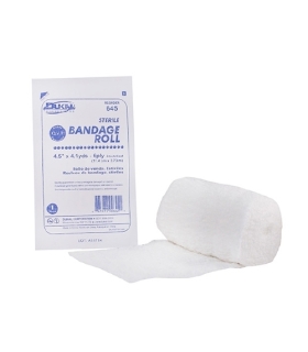 Dukal Fluff Bandage Roll Cotton 6-Ply 4-1/2 Inch X 4-1/10 Yard Roll Sterile