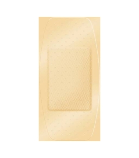 ASO Corporation Adhesive Strip Careband 2" x 4" Plastic Rectangle Tan Sterile