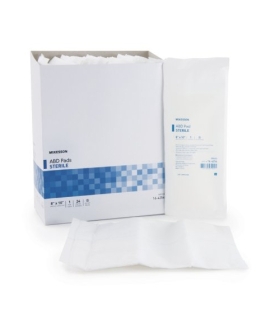 McKesson ABD / Combine Pad Cellulose Tissue / NonWoven Outer Fabric 8" x 10" Rectangle