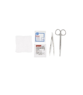 Medline Suture Removal Trays with COMFORT LOOP Scissors
