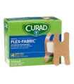 Medline CURAD Flex-Fabric Adhesive Bandages, Natural, No, 100 EA/Box