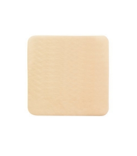 McKesson Thin Silicone Foam Dressing Lite 6 x 6" Square Silicone Gel Adhesive without Border Sterile