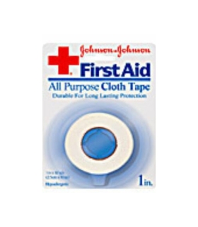 Johnson & Johnson Athletic Tape Zonas® Porous Cotton 1 Inch X 10 Yard White NonSterile