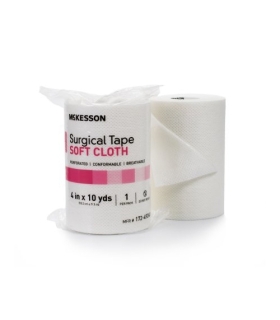 McKesson Medical Tape Cloth 4" x 10 Yard White NonSterile
