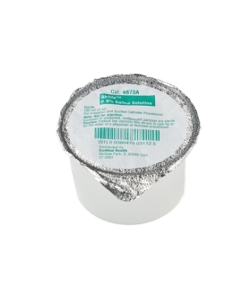 Vyaire Medical AirLife® Suctioning Solution Sterile Sodium Chloride 0.9% Solution Foil-Lidded Cup 120 mL
