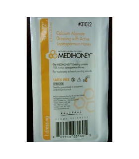 Derma Sciences Calcium Alginate Dressing MEDIHONEY .75" x 12" Rope Calcium Alginate /Active Leptospermum Honey Sterile