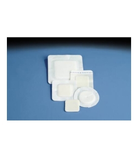 DeRoyal Foam Dressing Polyderm 3.75" x 3.75" Square Non-Adhesive Sterile